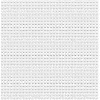 LEGO 11010 Classic Witte bouwplaat 10" x 10" / 25 cm x 25 cm voor de Wintersets Bouwplaat